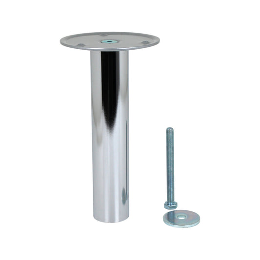 Strate Barkonsolenfuß Thekenfuß Stützfuß gerade Ø 45 Höhe 220 mm in Chrom