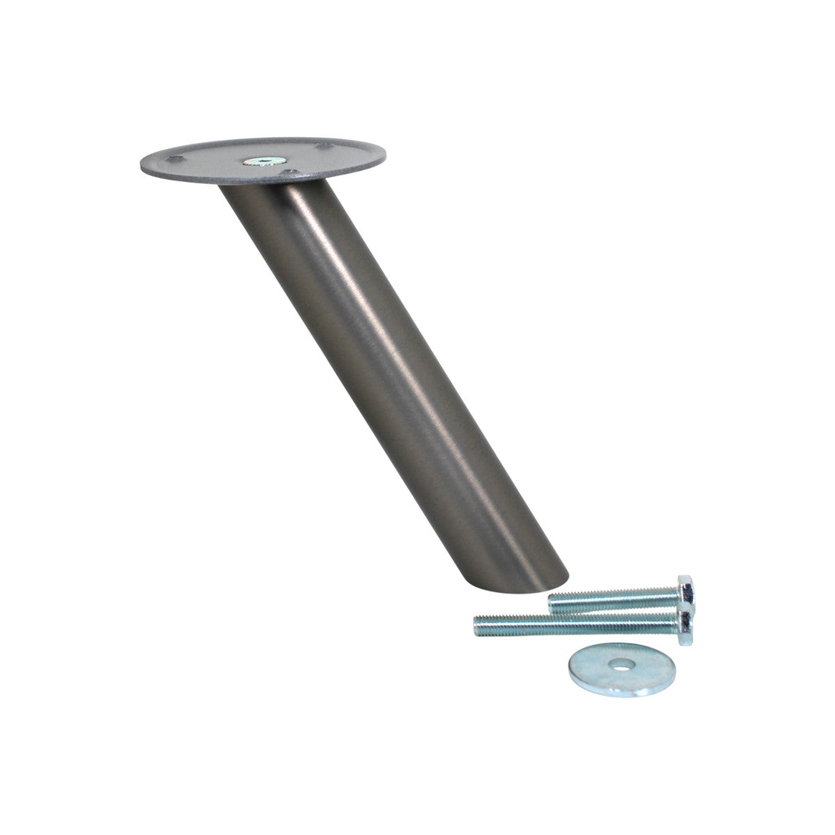 Strate Barkonsolenfuß Thekenfuß schräg Ø 45 Höhe 170 mm in Edelstahloptik