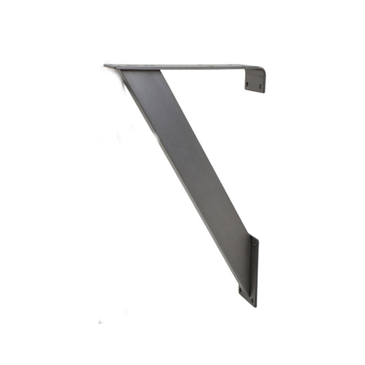 Strate Wandkonsole Schräg in Edelstahloptik H 170 mm Wandhalterung Trägerkonsole