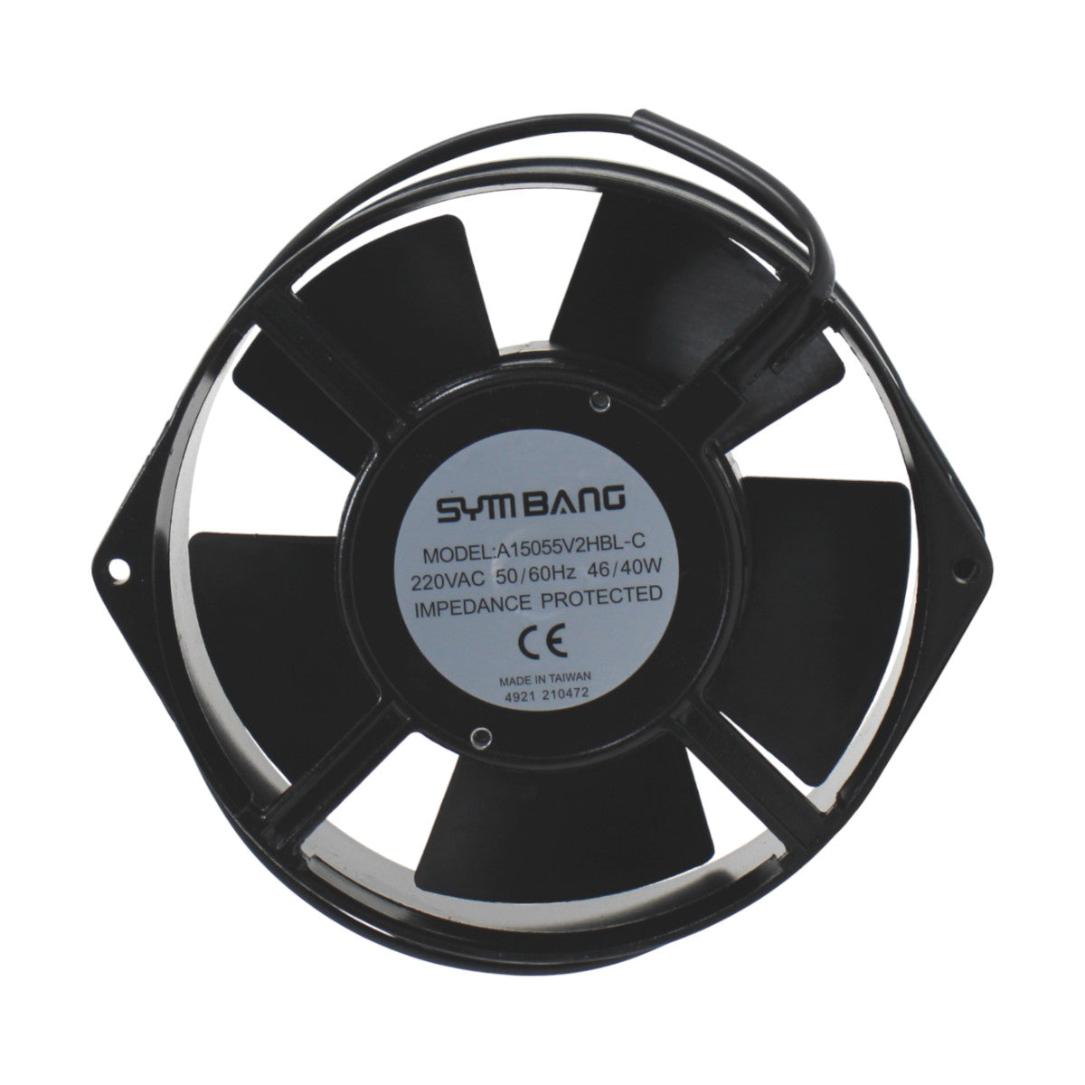 Symbang A15055V2HBL-C Lüfter 150 x 172 x 55 mm 230 V 2700 U/min 51 dba