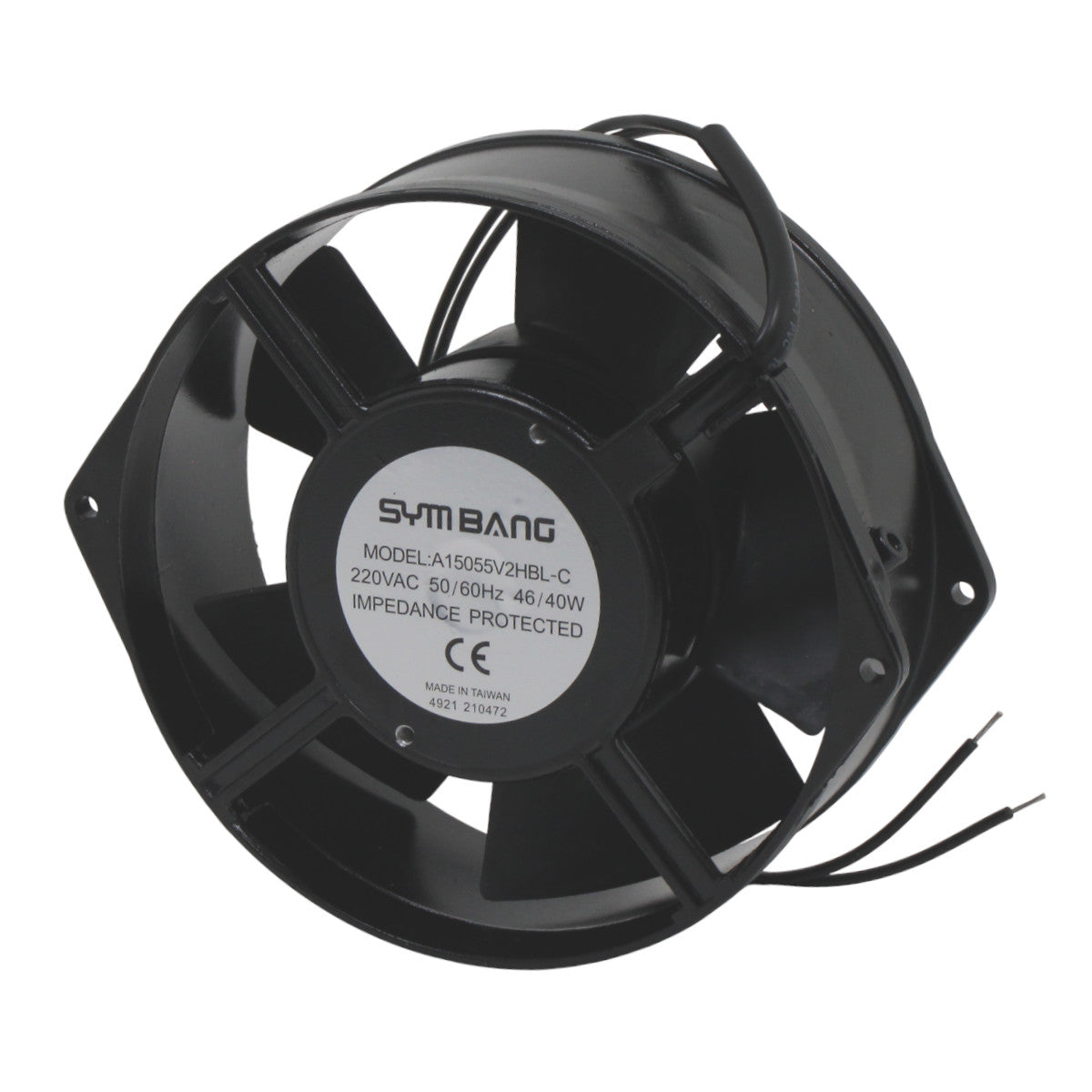 Symbang A15055V2HBL-C Lüfter 150 x 172 x 55 mm 230 V 2700 U/min 51 dba