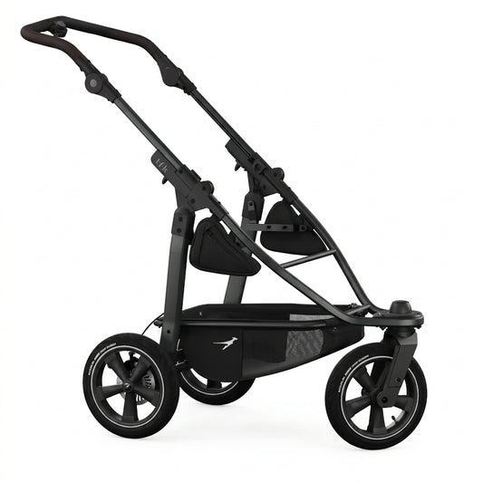 TFK Mono3 Kinderwagen-Gestell mit Luftreifen in Schwarz