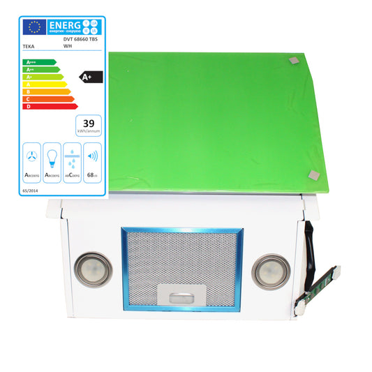 Teka DVT 68660 TBS Dunstabzugshaube Rauchfang 60 cm weiß