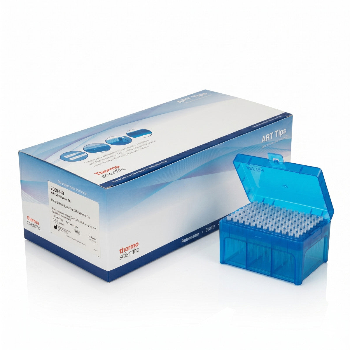 Thermo Scientic 2069-HR 200 μL Pipettenspitzen 10 Racks x 96 Tips Steril