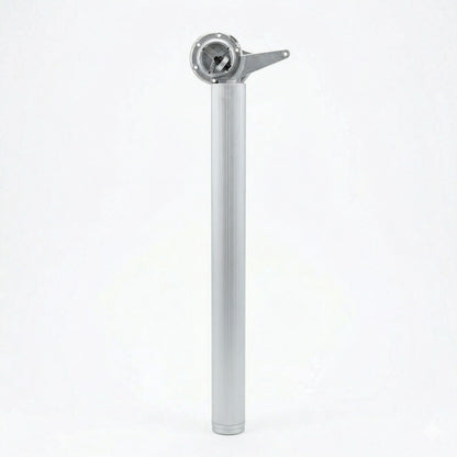 Tischbein Camar Ø60 x H705 mm gerillte Oberfläche Tischfuß in Aluminium Silber
