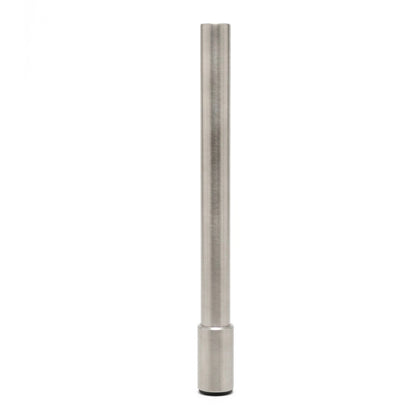 Tischbein Camar verstellbar 110 mm Ø 70 x H 705mm in gebürstete Edelstahloptik