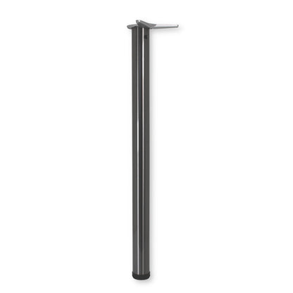 4er Set Tischbein Ø 60 mm Höhe 870 mm höhenverstellbar Stützfuß Edelstahl