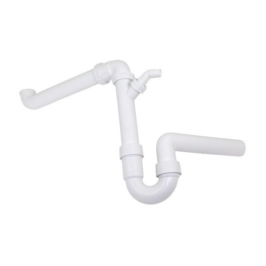 Viega 721077 Röhrensiphon 1 1/2" 40 mm Geruchverschluss Siphon Weiss