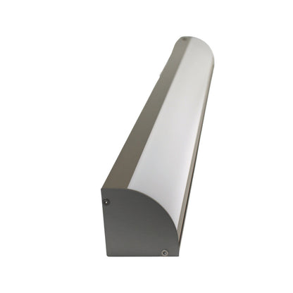 Wipo langfeldleuchte Corner Compact 230/240V T5/8W Länge 60 cm Edelstahl Effekt