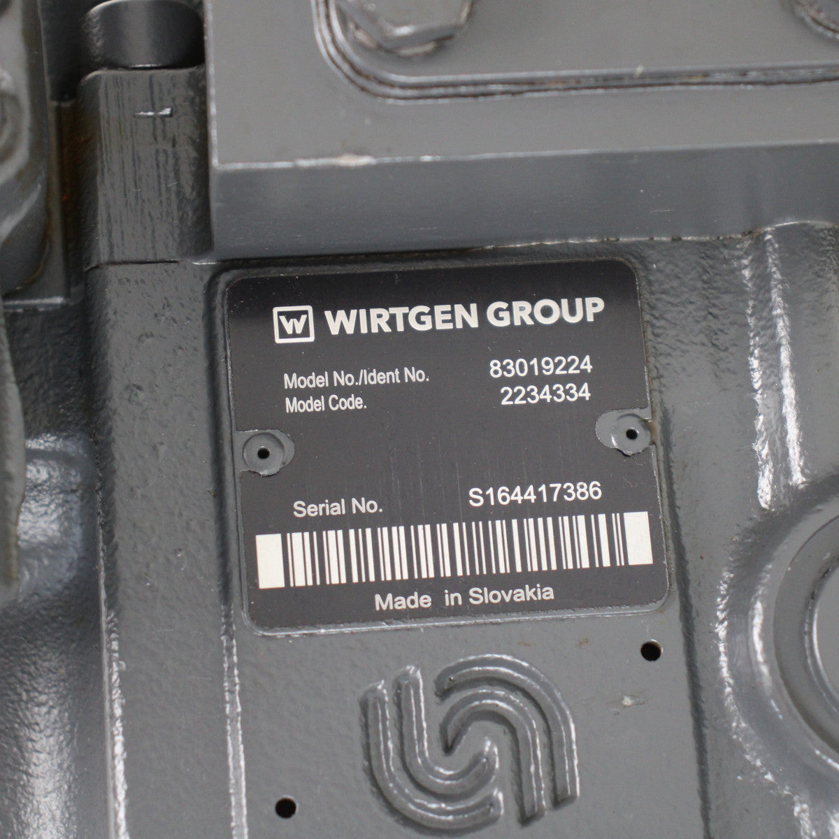 Wirtgen Vögele 83019224 Hydraulikpumpe Modelcode 2234334 generalüberholt