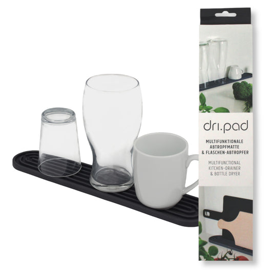 Sanni Shoo dri.pad Abtropfmatte Barmatte Abtropfer Trockner Silikon Basalt