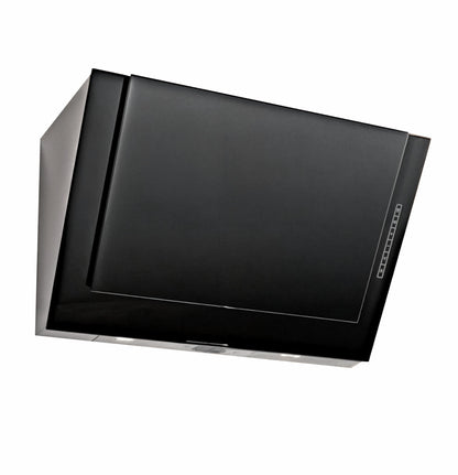 Airforce F129 A ENSO ECO 60 cm BK Kopffreihaube Umluft Edelstahl Glas Schwarz