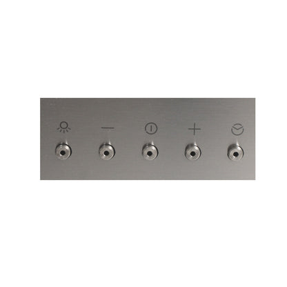Airforce F177 V7 90 ELX Kopffreihaube Umlufthaube Edelstahl 90 cm