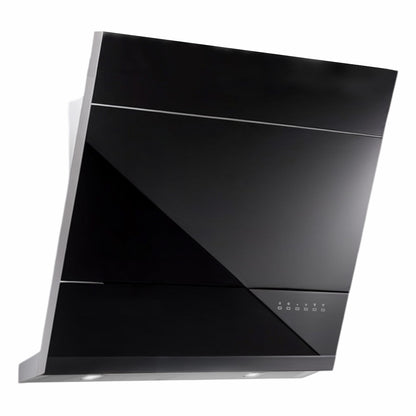 Airforce F80 90 TS INOX/VBK Kopffreihaube Edelstahl Glas schwarz 90 x 60 cm