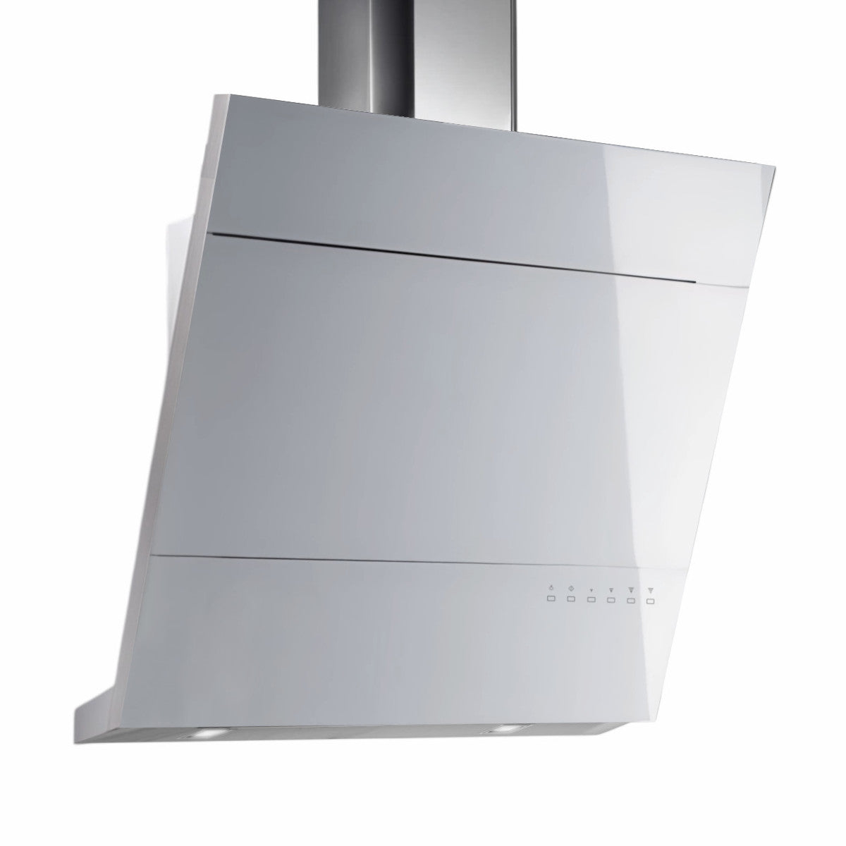 Airforce F80 90 TS INOX/VWH Kopffreihaube Edelstahl Glas Weiß 90 x 60 cm