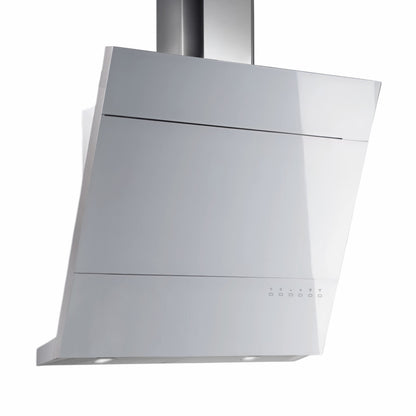 Airforce F80 90 TS INOX/VWH Kopffreihaube Edelstahl Glas Weiß 90 x 60 cm