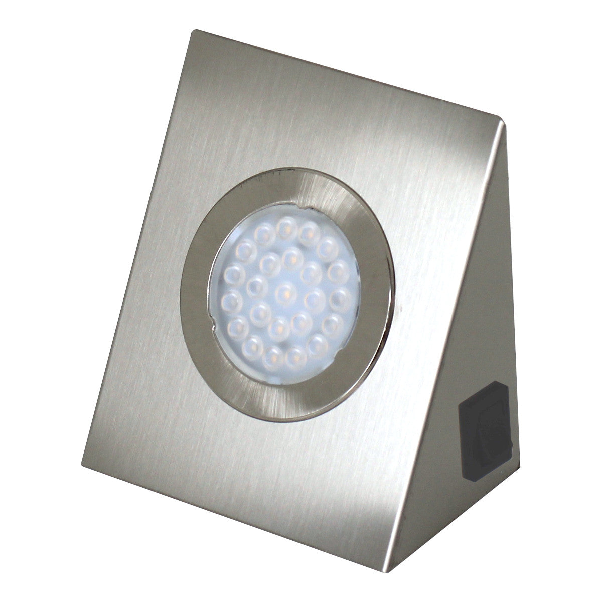 5er LED SET Trafo Edelstahl Keilförmig Unterbauleuchte Strahler warmweiß 5x1,6W