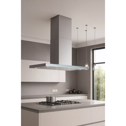 Elica Merdiana EDS IX VT/A/120x70 Inselhaube Edelstahl Glasfront 120 x 70 cm