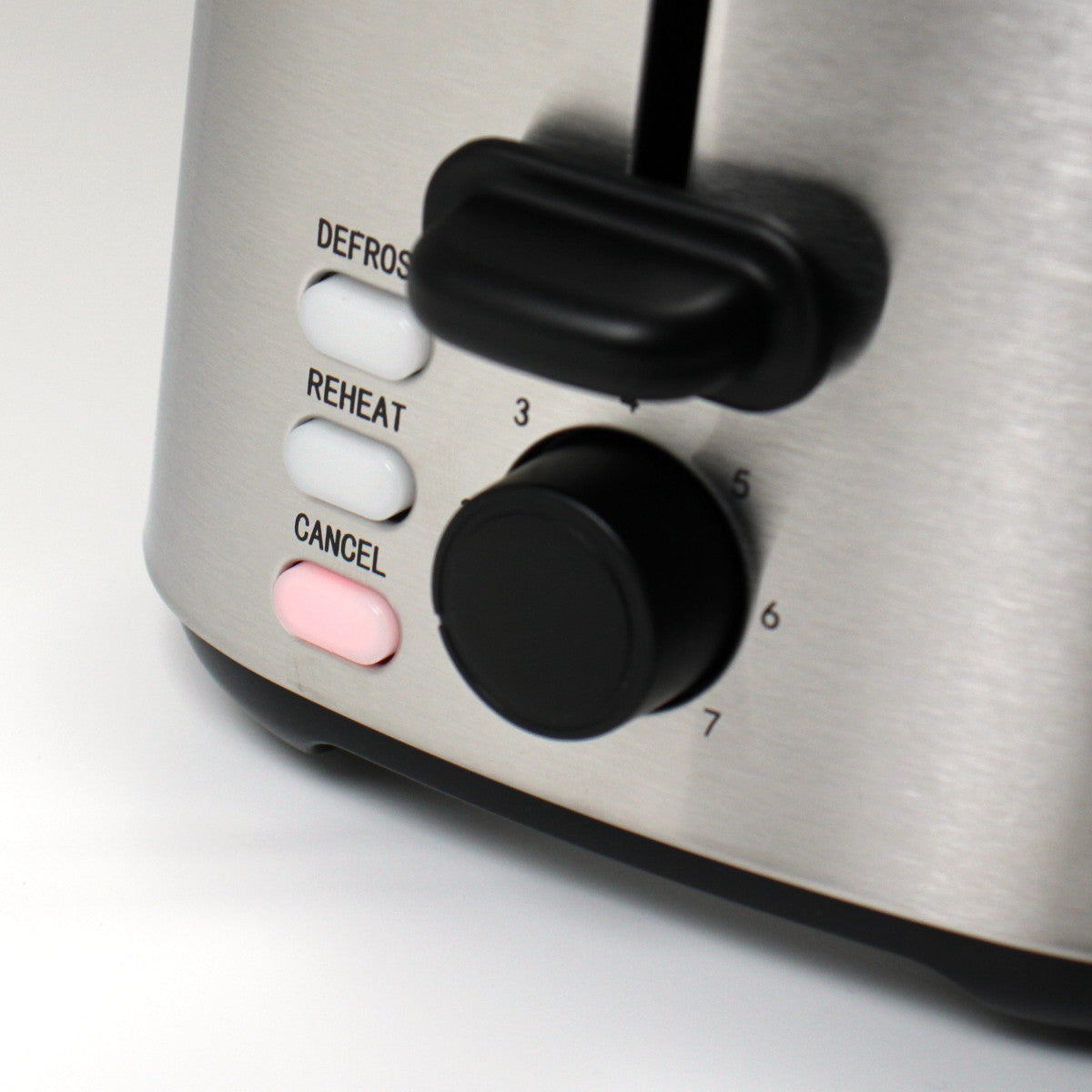 Bergner Edelstahl-Toaster Doppelschlitz Toastautomat 2 Schlitze 7 Stufen 800 W